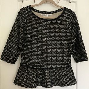 Preloved Black lace Top L